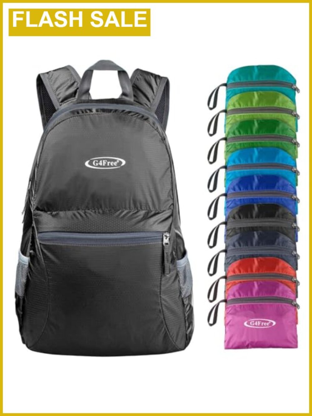 20L Small Packable Travel Hiking Backpack Foldable Lightweight